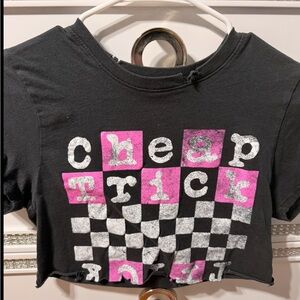 Black and Pink Graphic Kids T-Shirt
